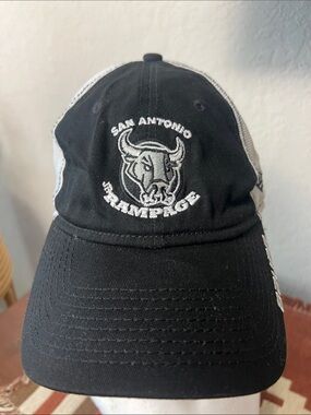 Bauer San Antonio Rampage Black and White Mesh Hockey Cap